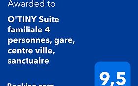 O'TINY Suite familiale 4 personnes, gare, centre ville, sanctuaire